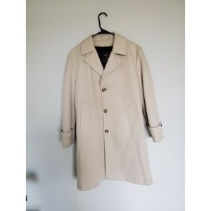 Vintage Botany Weathertopper Topcoat with Faux Fur